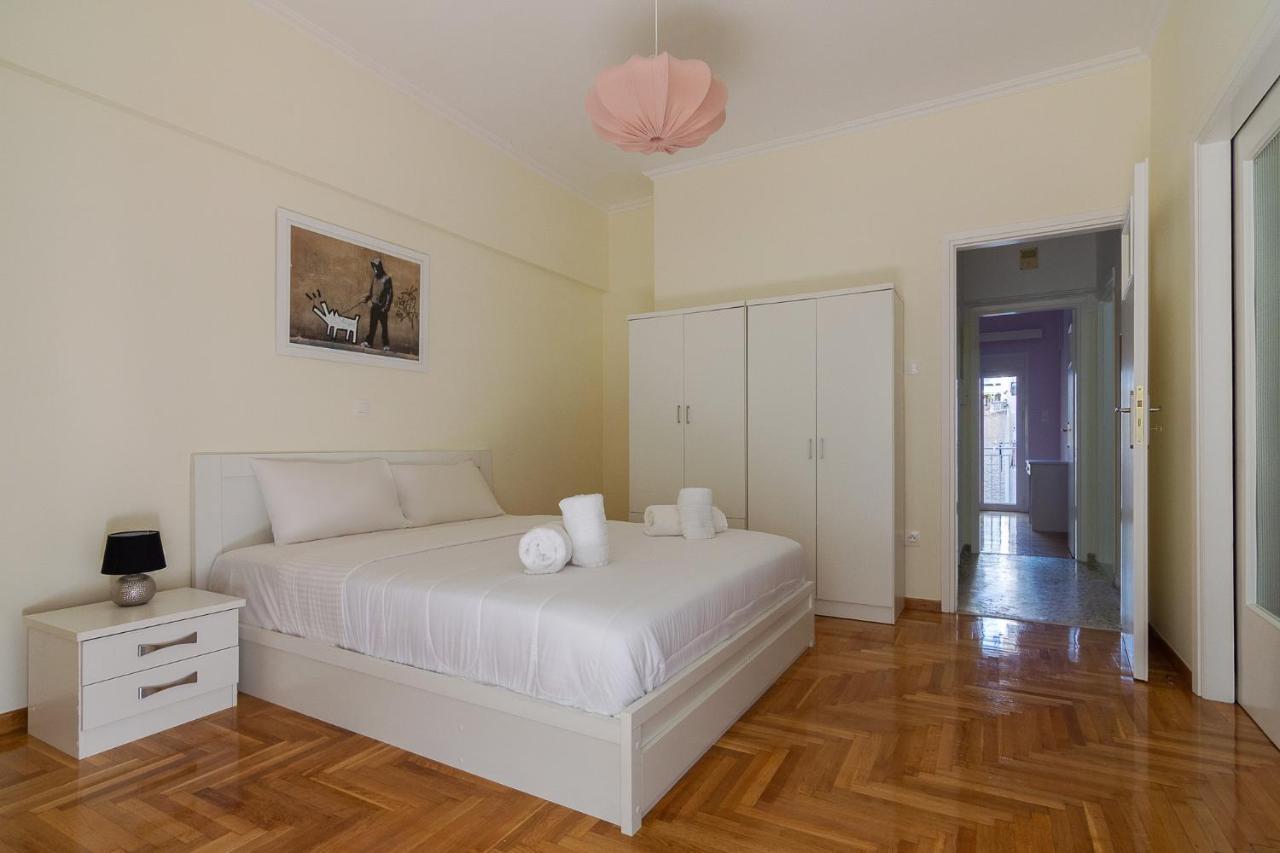Bright And Spacious 2-Bedrooms Apartment In Athen Exterior foto