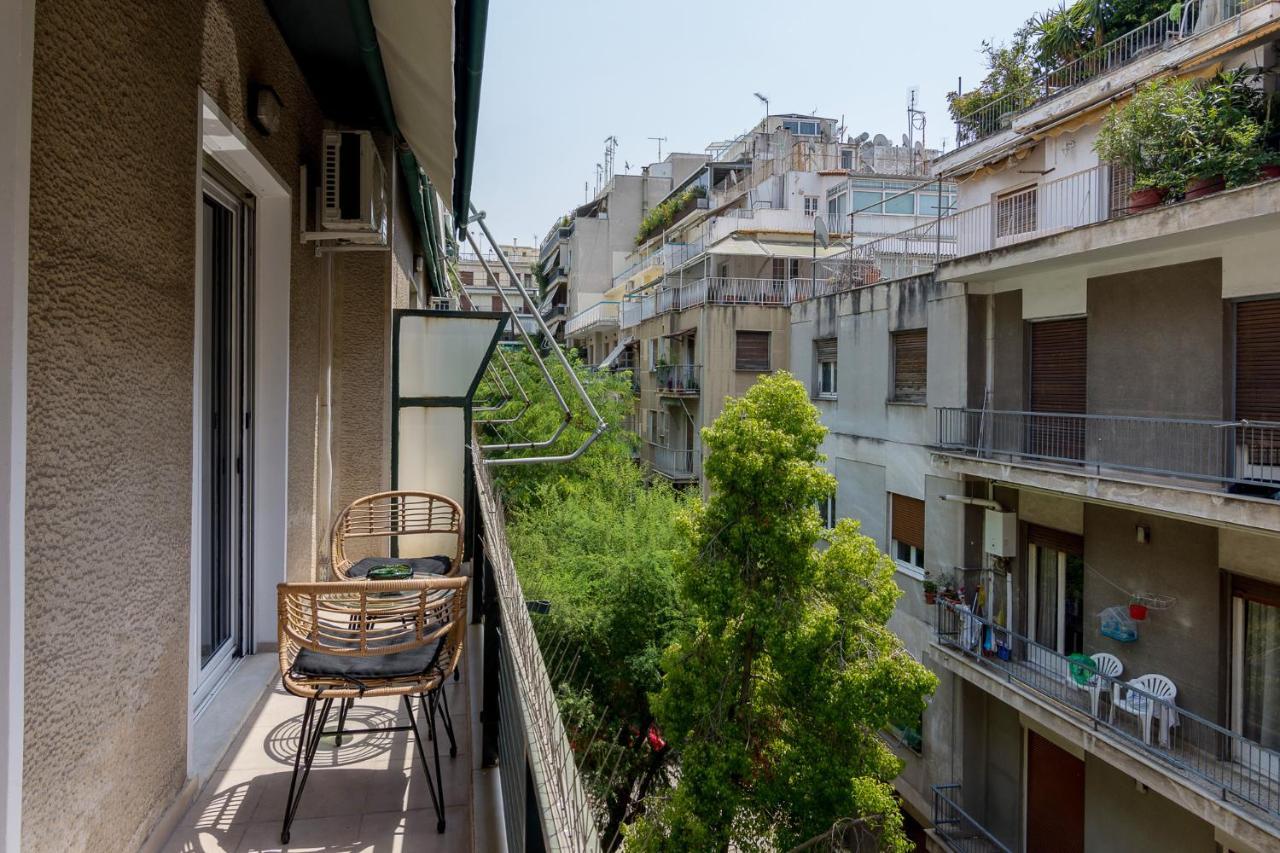 Bright And Spacious 2-Bedrooms Apartment In Athen Exterior foto