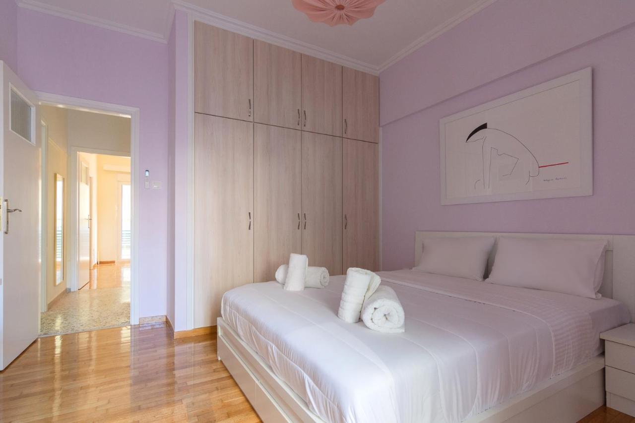 Bright And Spacious 2-Bedrooms Apartment In Athen Exterior foto